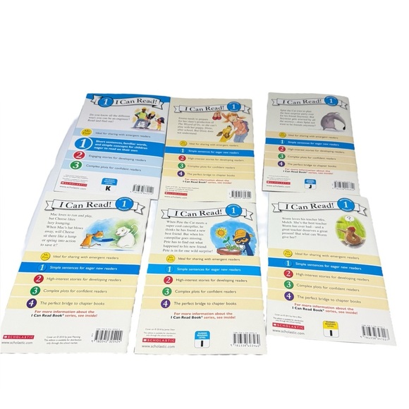 Scholastic- I Can Read 6 Book Bundle. Beginning 1 Reading. - Picture 2 of 2